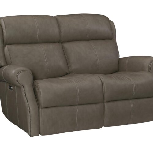 Mcgwire Leather Power Motion Loveseat