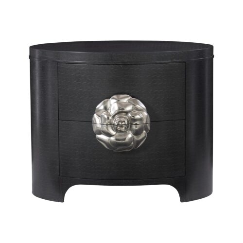 Silhouette Nightstand Flower Pull