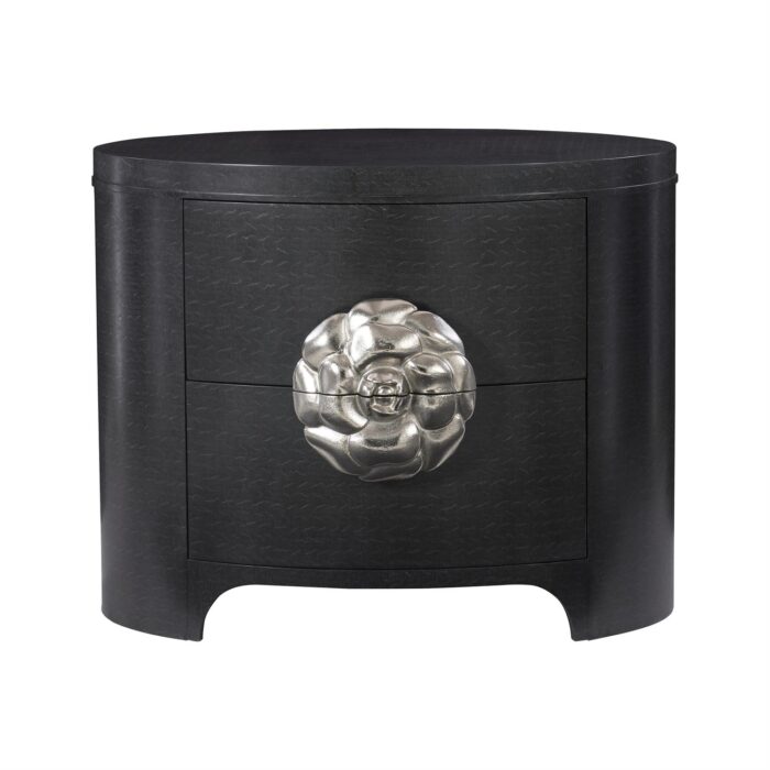 Silhouette Nightstand Flower Pull