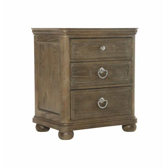 Rustic Patina 3 Drawer Square Nightstand 387219D