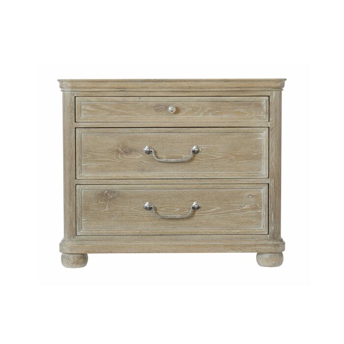 Rustic Patina 3 Drawer Rectangle Nightstand 387229 - Image 2