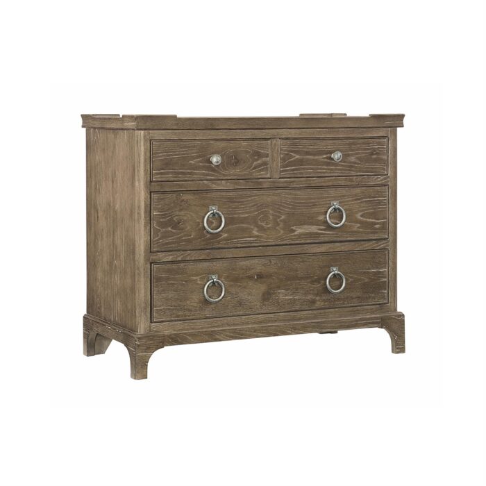 Rustic Patina 3 Drawer Nightstand 387230D