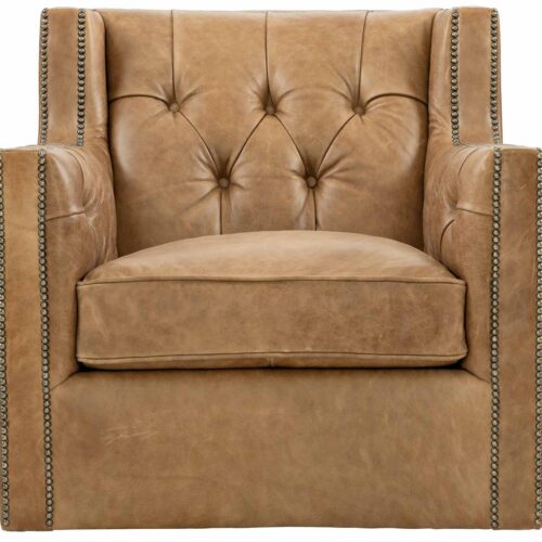 Candace Leather Swivel Chair 727SLFO
