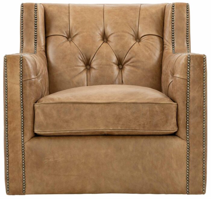 Candace Leather Swivel Chair 727SLFO