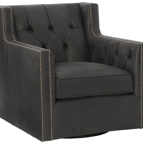 Candace Leather Swivel Chair 727SLO