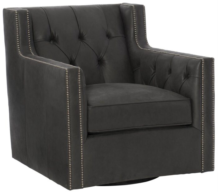 Candace Leather Swivel Chair 727SLO