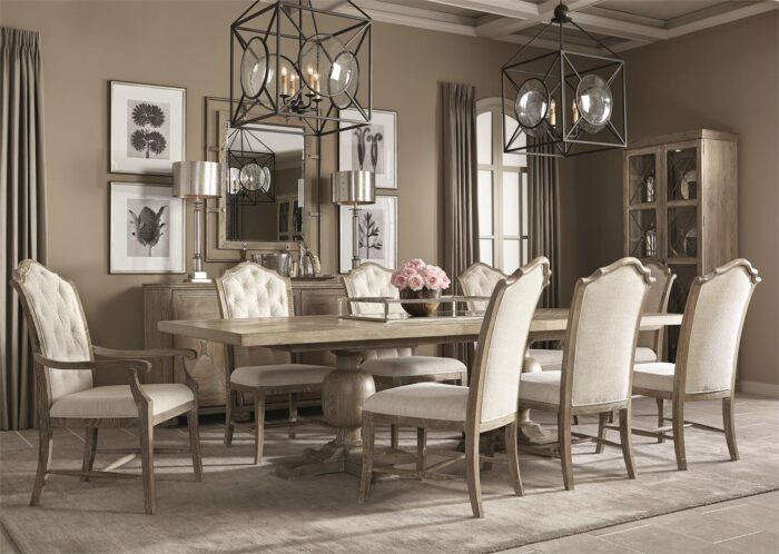 Patina Rectangular Dining Table / Sand Finish - Image 4