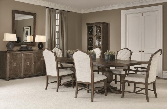 Patina Rectangular Dining Table / Peppercorn finish - Image 4
