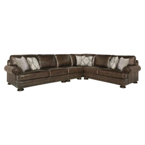 Foster Leather Sectional