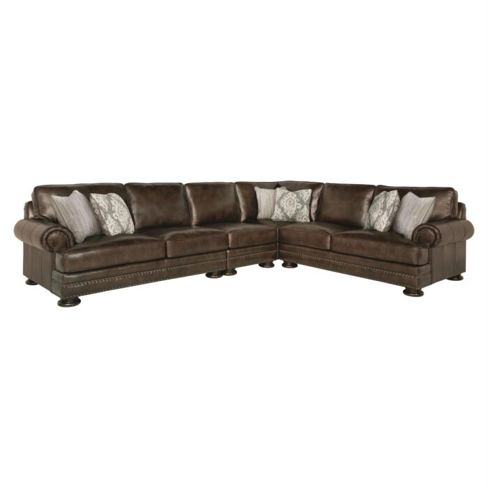 Foster Leather Sectional