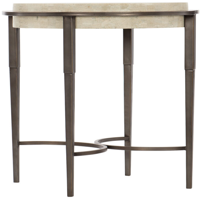 Barclay Metal Round Chairside Table - Image 2