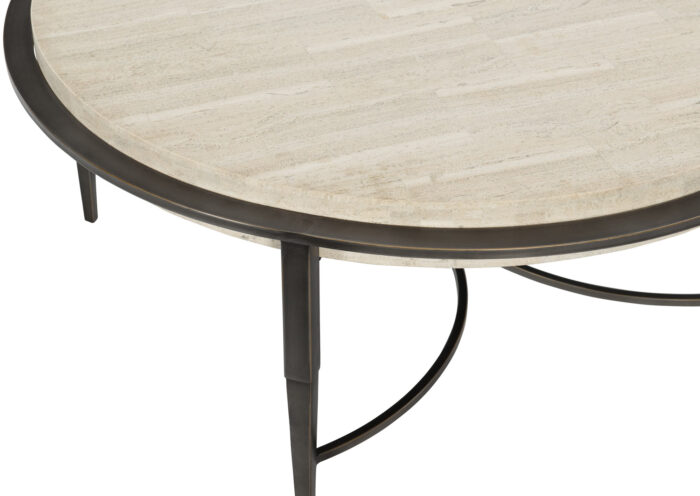 Barclay Metal Round Cocktail Table - Image 2