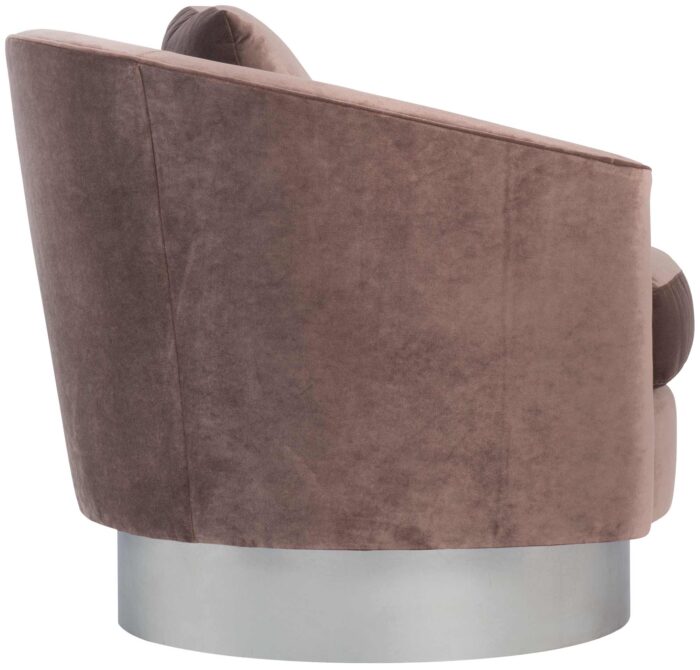 Camino Silver Leaf Swivel Chair - Image 3