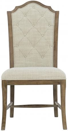 Patina Upholstered Side Chair in Peppercorn Set of 2