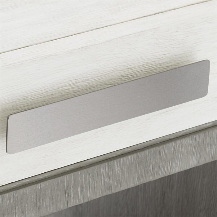 Foundations 1 Drawer White Nightstand - Image 4