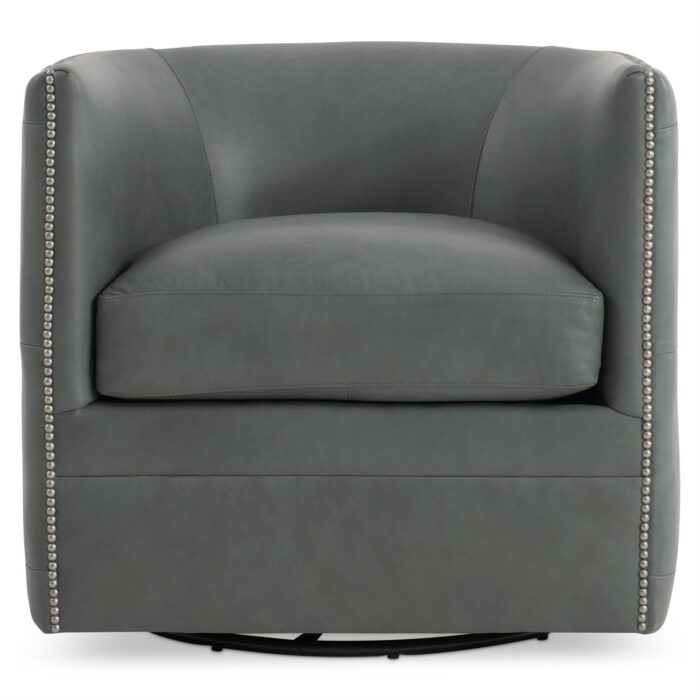 Palazzo Leather Swivel Chair - Image 3