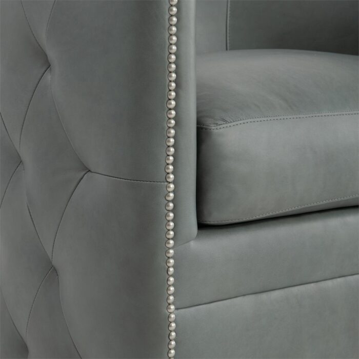 Palazzo Leather Swivel Chair - Image 2