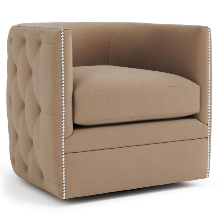 Palazzo Fabric Swivel Chair