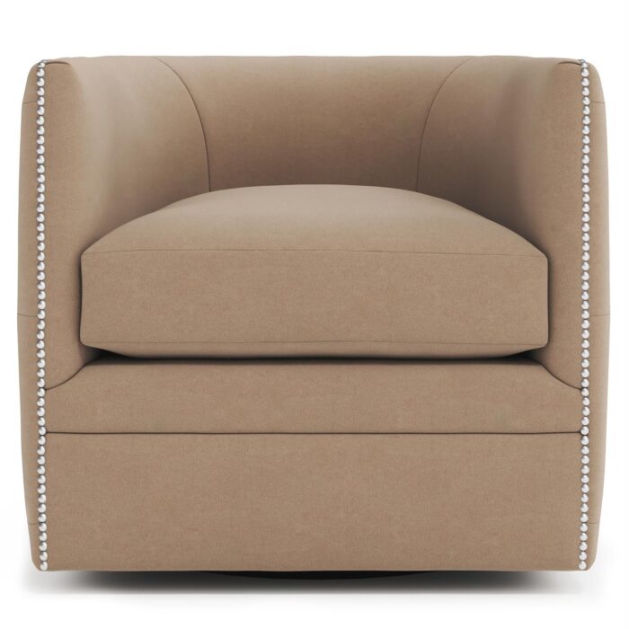 Palazzo Fabric Swivel Chair - Image 3