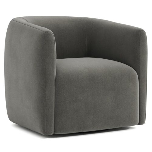 Aline Fabric Swivel Chair