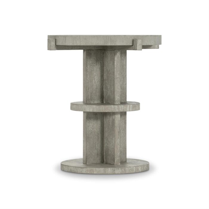 Foundations Pedestal Side Table - Image 4