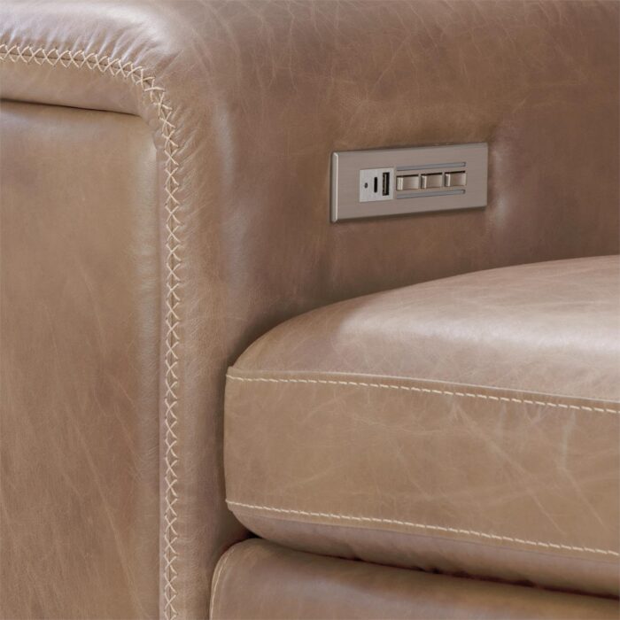 Lioni Leather Power Motion Sectional - Image 5